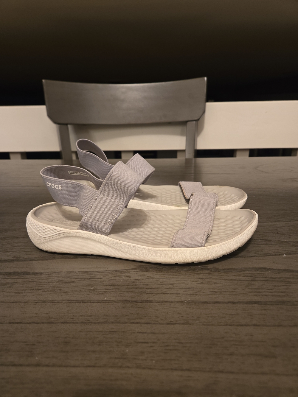 Crocs Womens' LiteRide™ Stretch Sandal Size 8 Gray